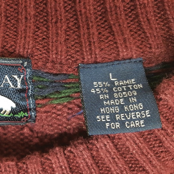 WOODS&GRAY|VTG Boyfriend Oversized Chunky Knit Sweater - Picture 6 of 7